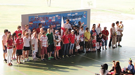 Representatives from England – parents, students, staff.